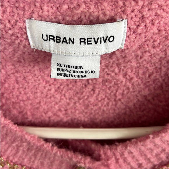 Pink Cardigan Sweater - Picture 2 of 7